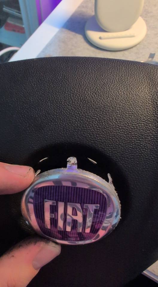 Airbag üzerinde logo sökümü